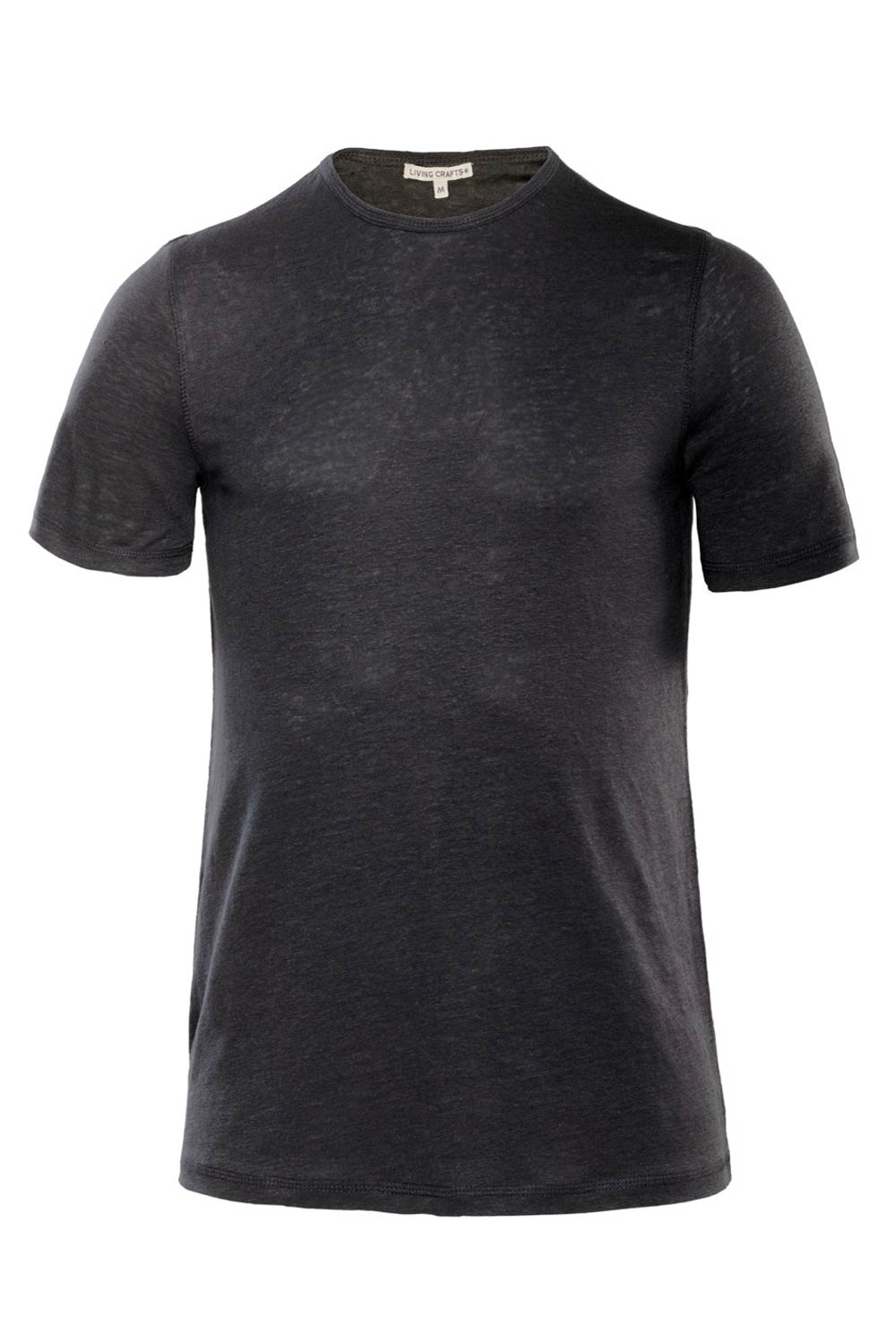 Linnen t-shirt zwart