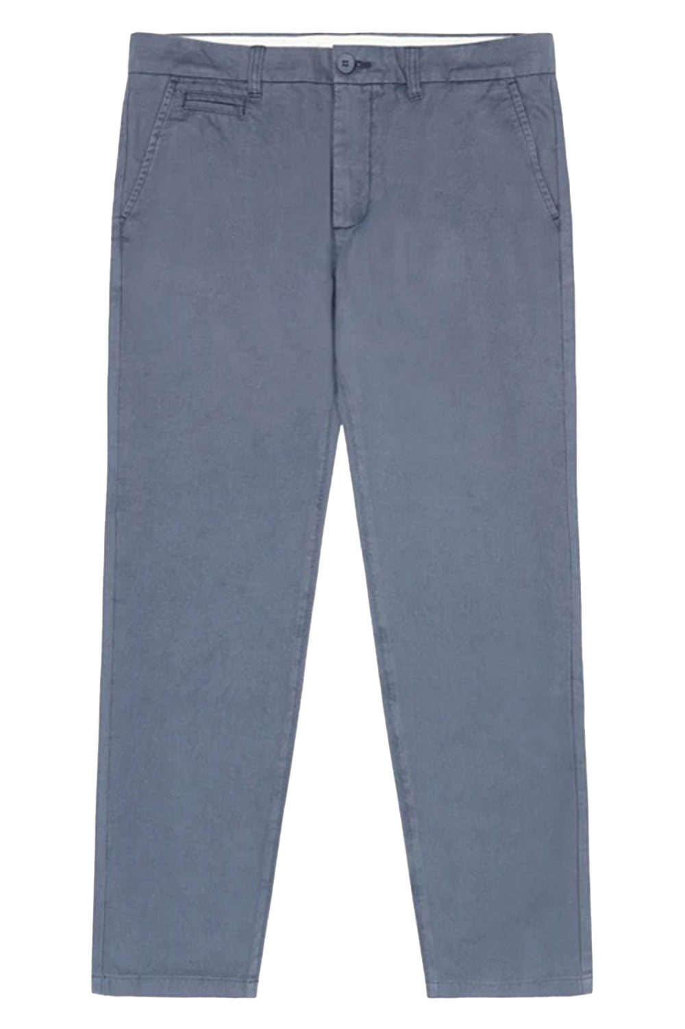 Chinobroek 100% biokatoen vintage blauw