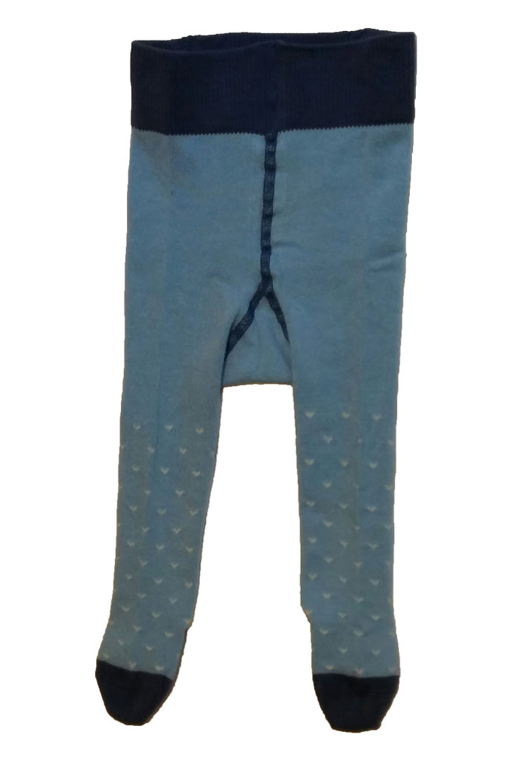 Maillot met hartjes lichtblauw