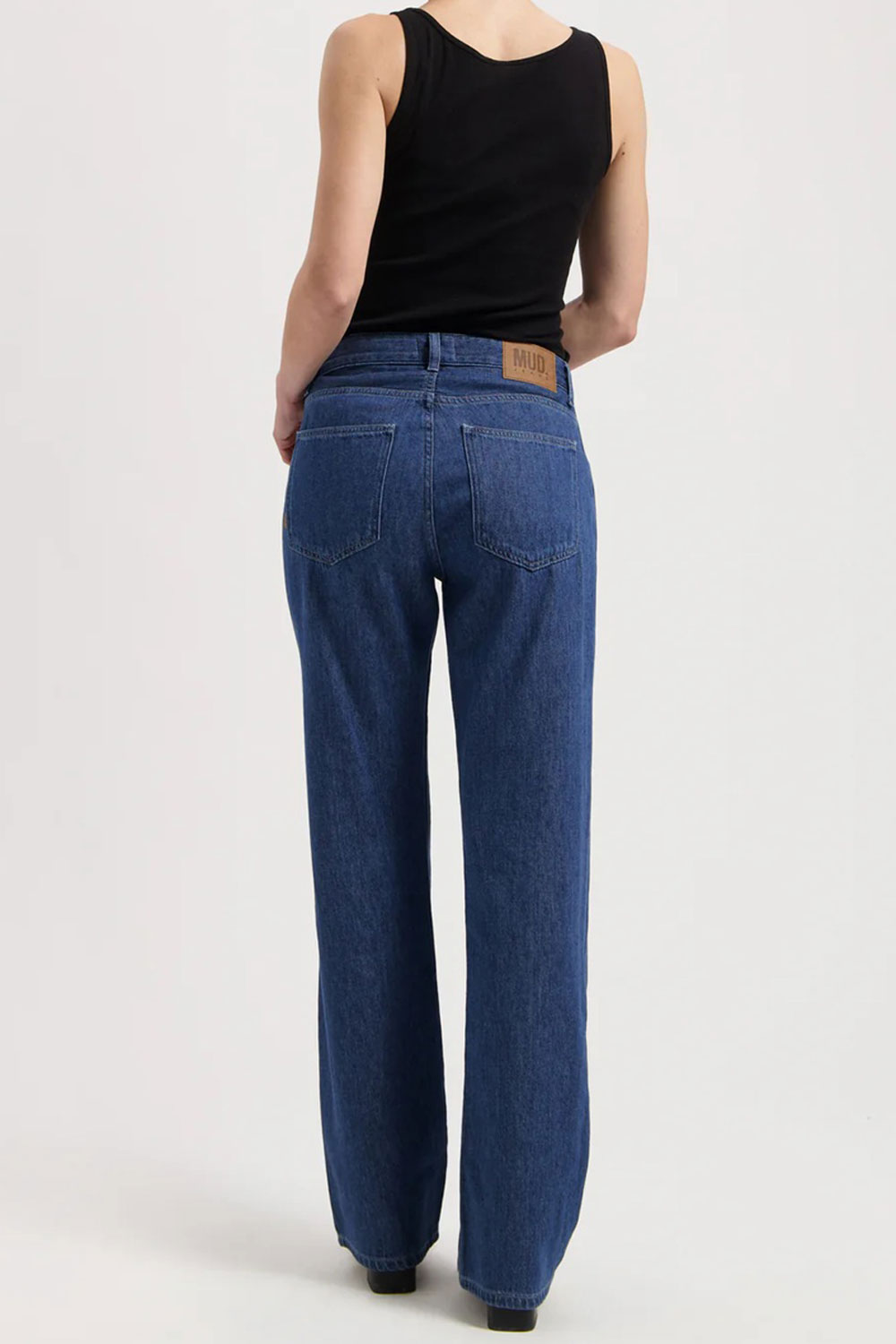 Jamie mid loose Flow dunne spijkerbroek Stone indigo - Afbeelding 3