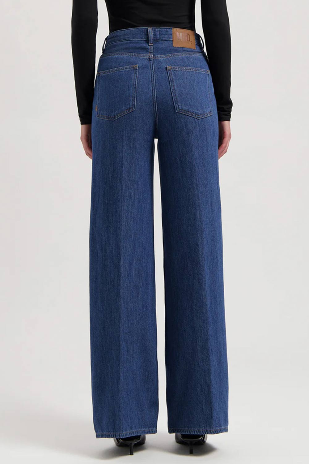 Sara high loose flow Stone indigo - Afbeelding 3