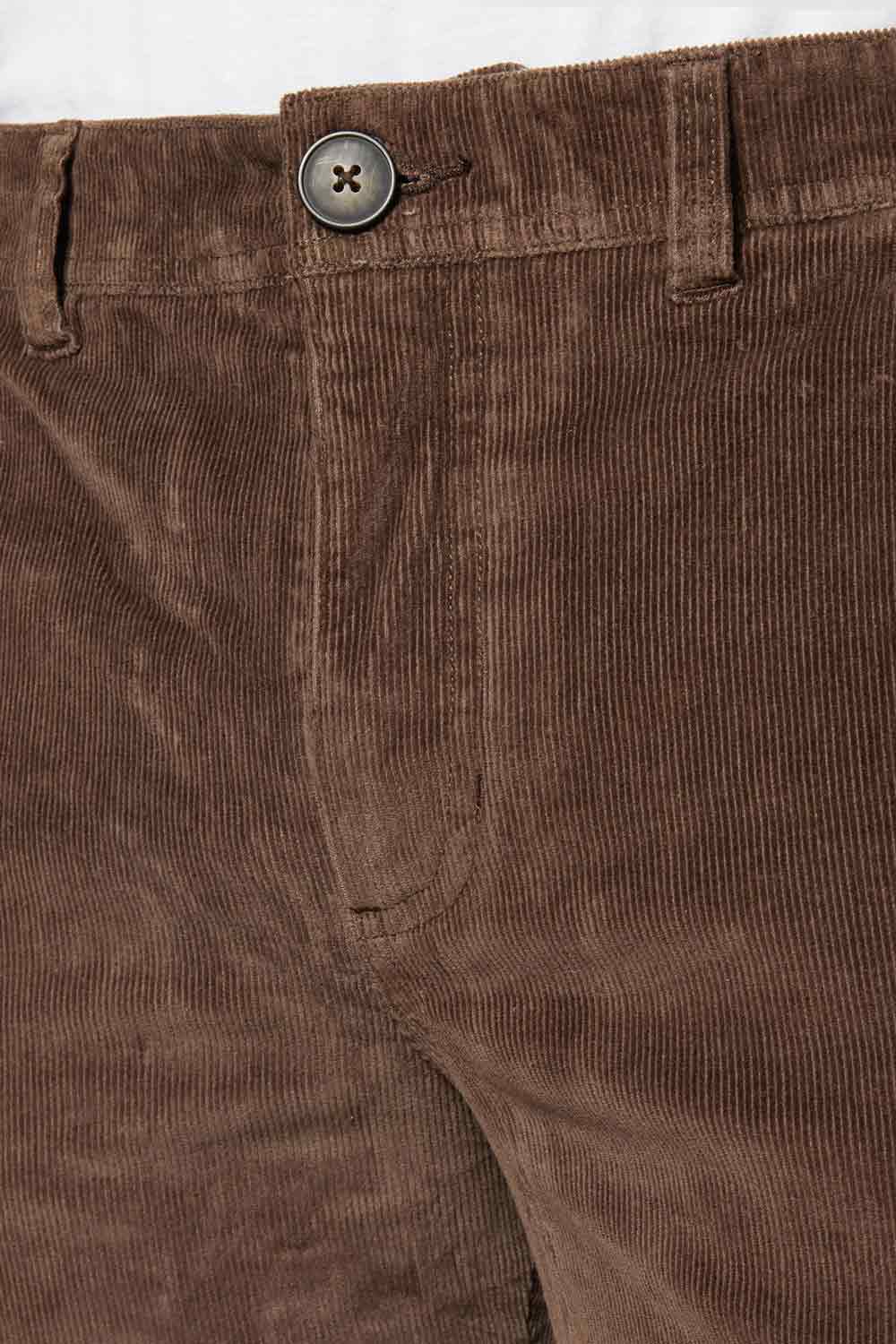 Chinobroek biokatoen rib bruin - Afbeelding 4