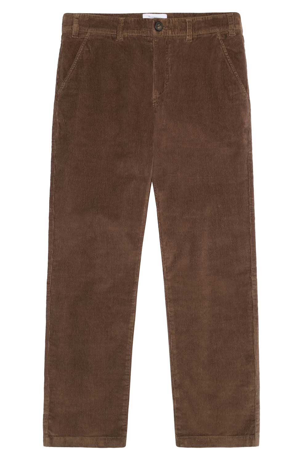 Chinobroek biokatoen rib bruin - Afbeelding 5