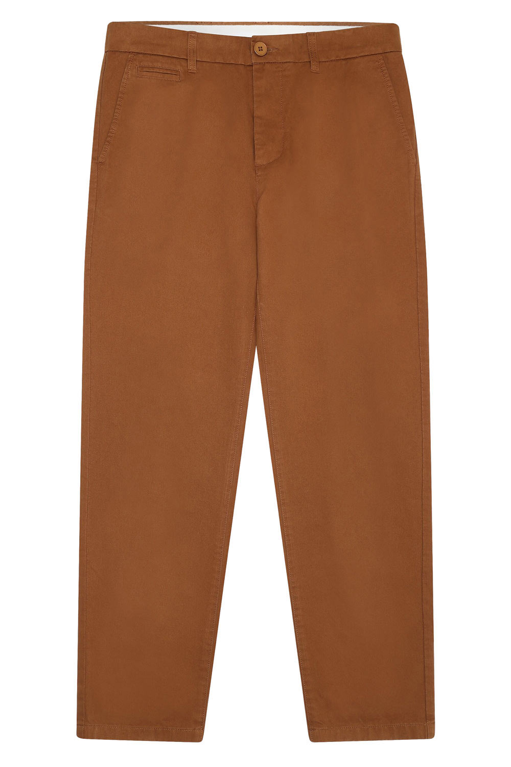 Chinobroek twill 100% biokatoen camel - Afbeelding 5