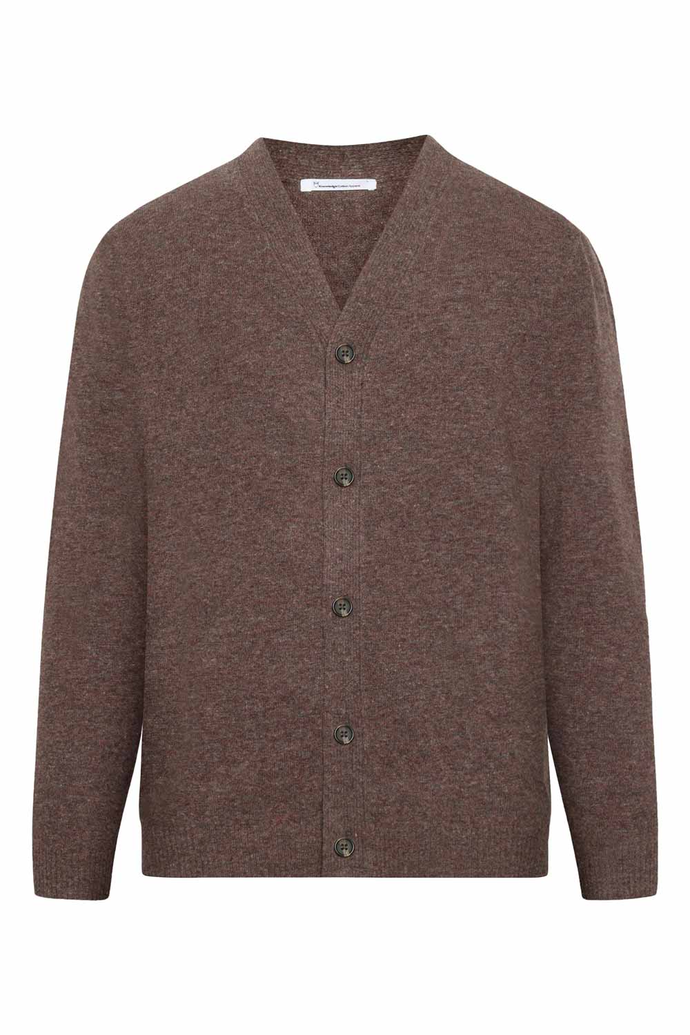 Vest wol gemêleerd bruin - Afbeelding 5