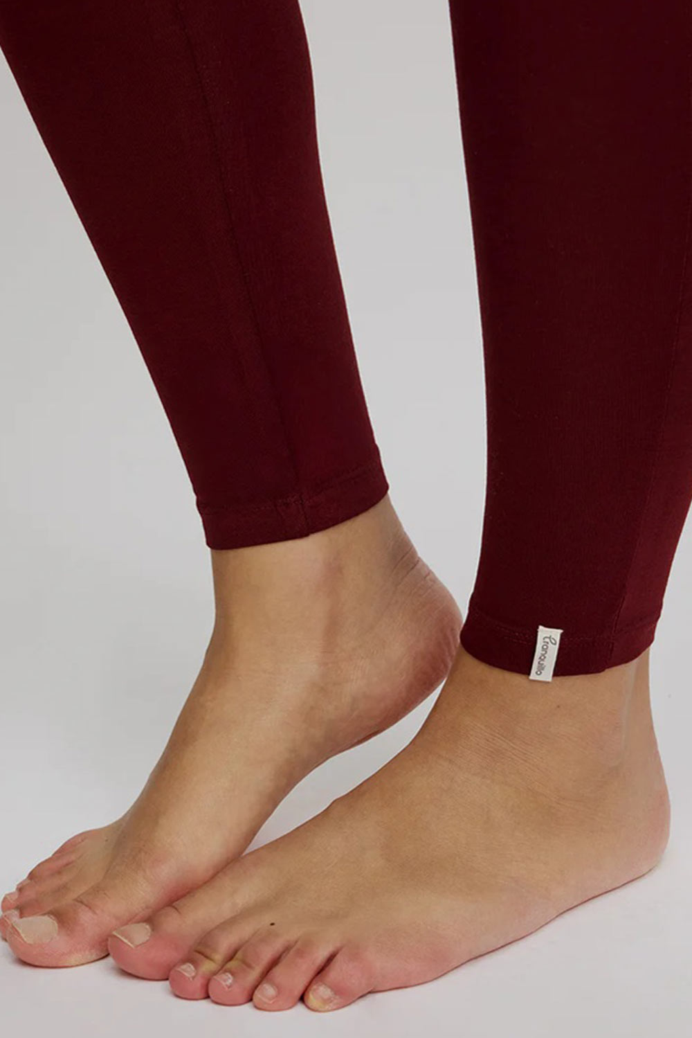Legging Ecovero steenrood - Afbeelding 3