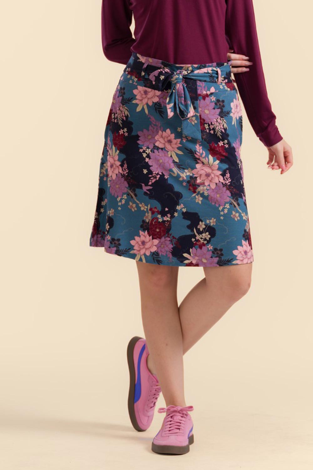 Rok bloemen ecovero - Afbeelding 2