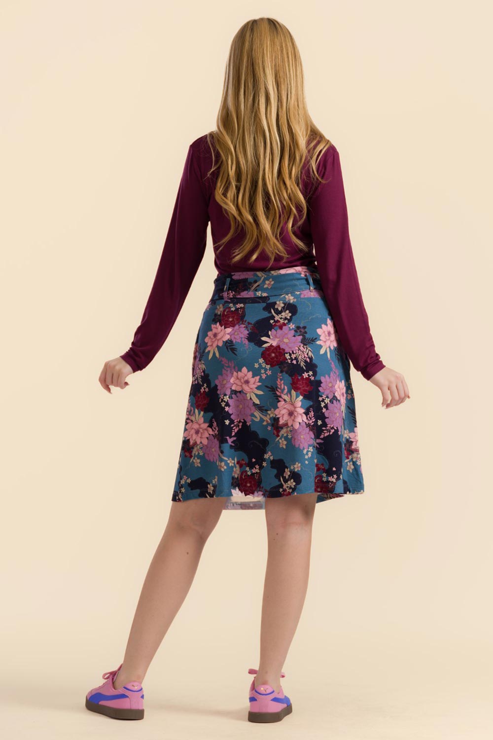Rok bloemen ecovero - Afbeelding 3