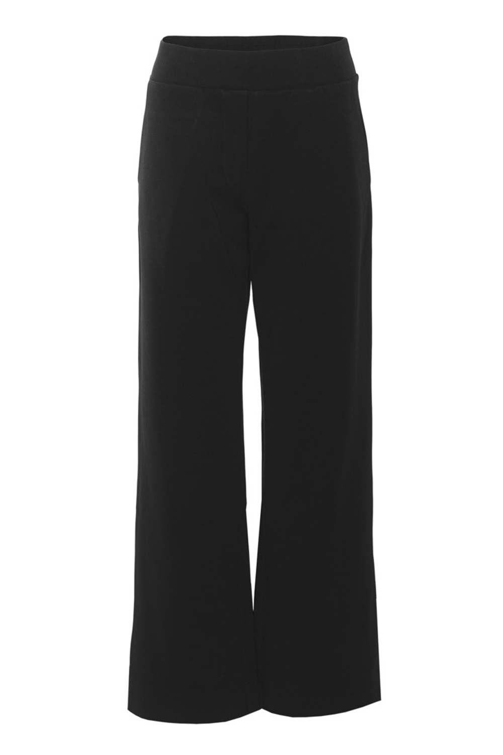 Zwarte biokatoenen jersey broek - Afbeelding 3