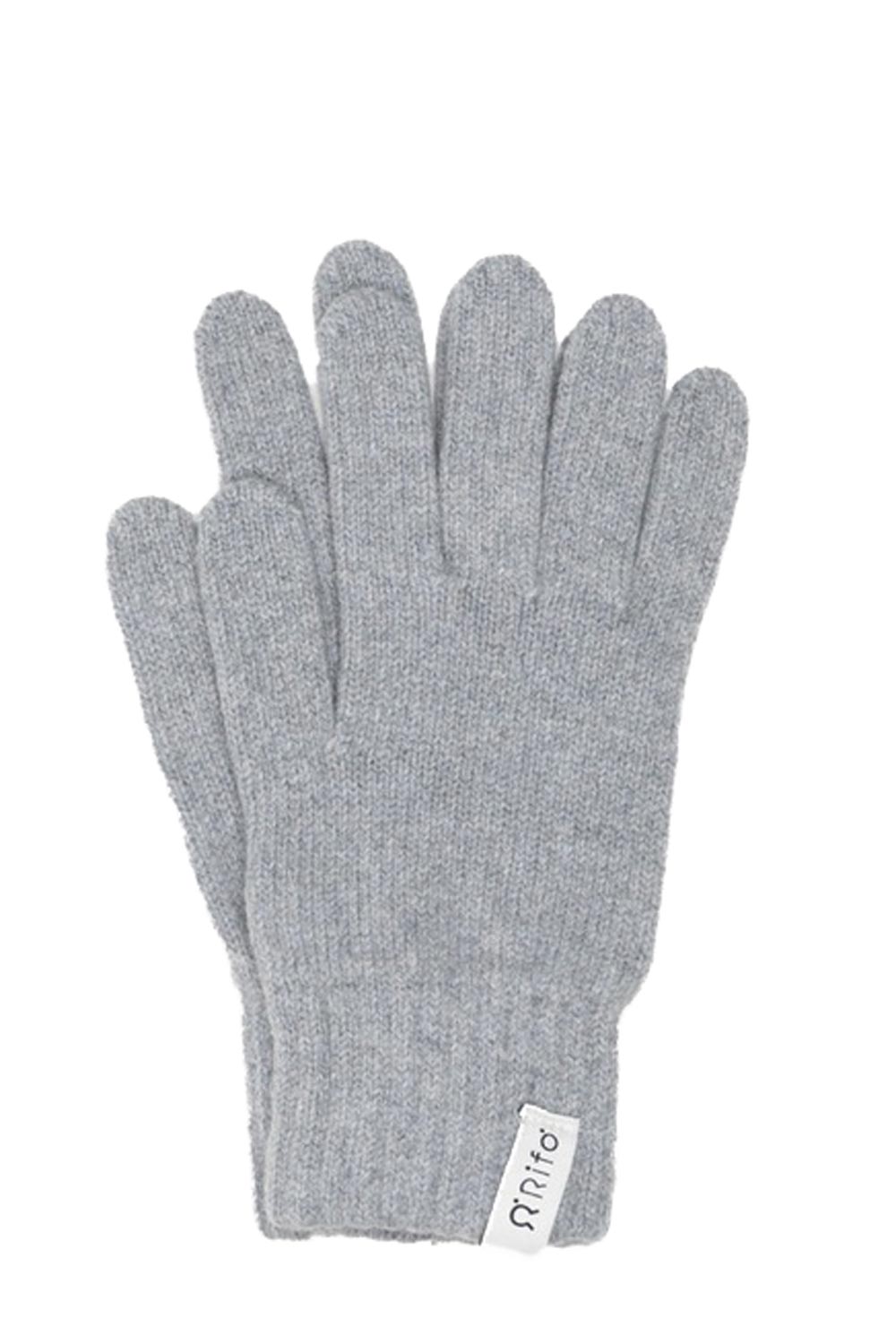 Dames handschoenen gerecycled kasjmier grijs
