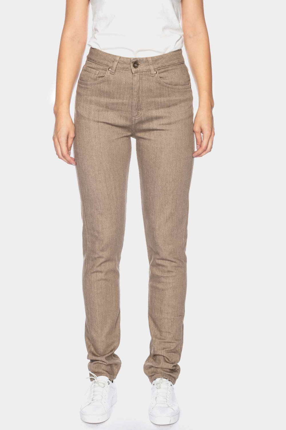 Damesjeans lichtbruin
