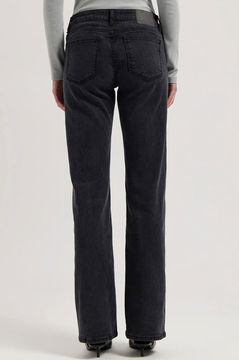 Carry mid straight black vintage spijkerbroek - Afbeelding 2