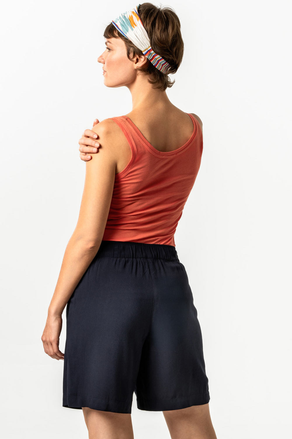 Shorts inktblauw Ecovero - Afbeelding 2