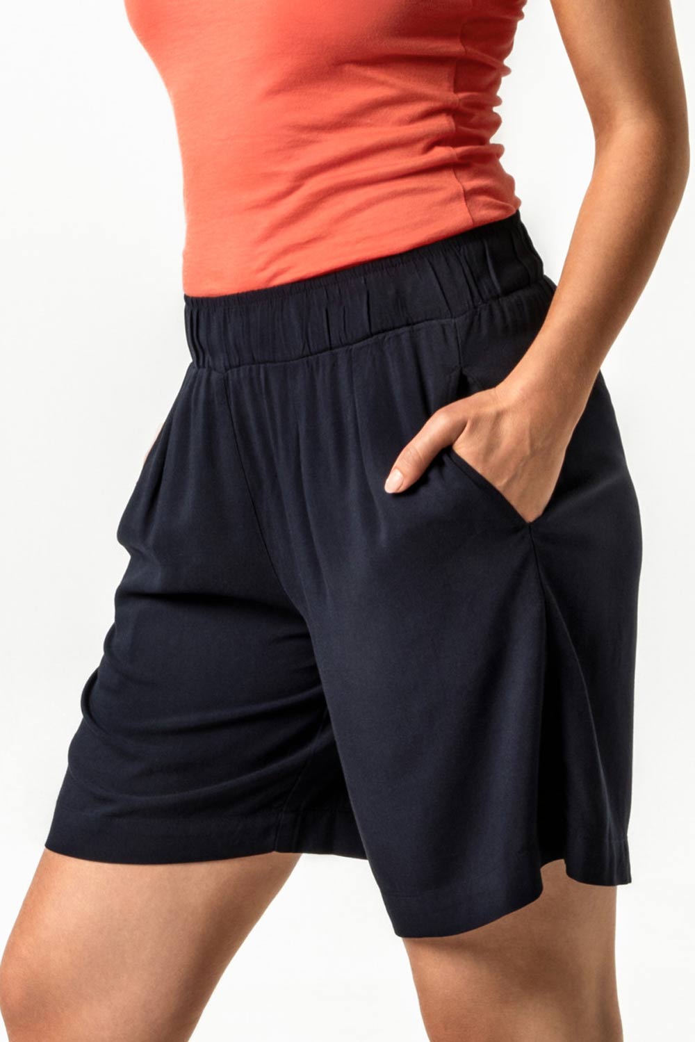 Shorts inktblauw Ecovero - Afbeelding 3