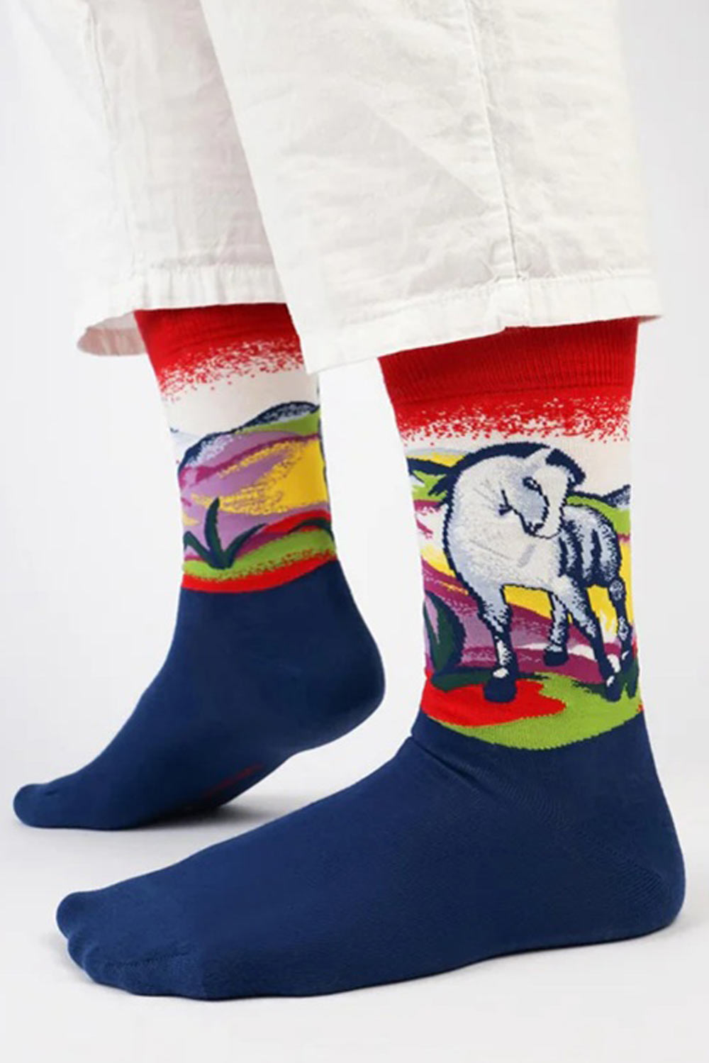Sokken Blue Horse van Franz Marc - Afbeelding 2