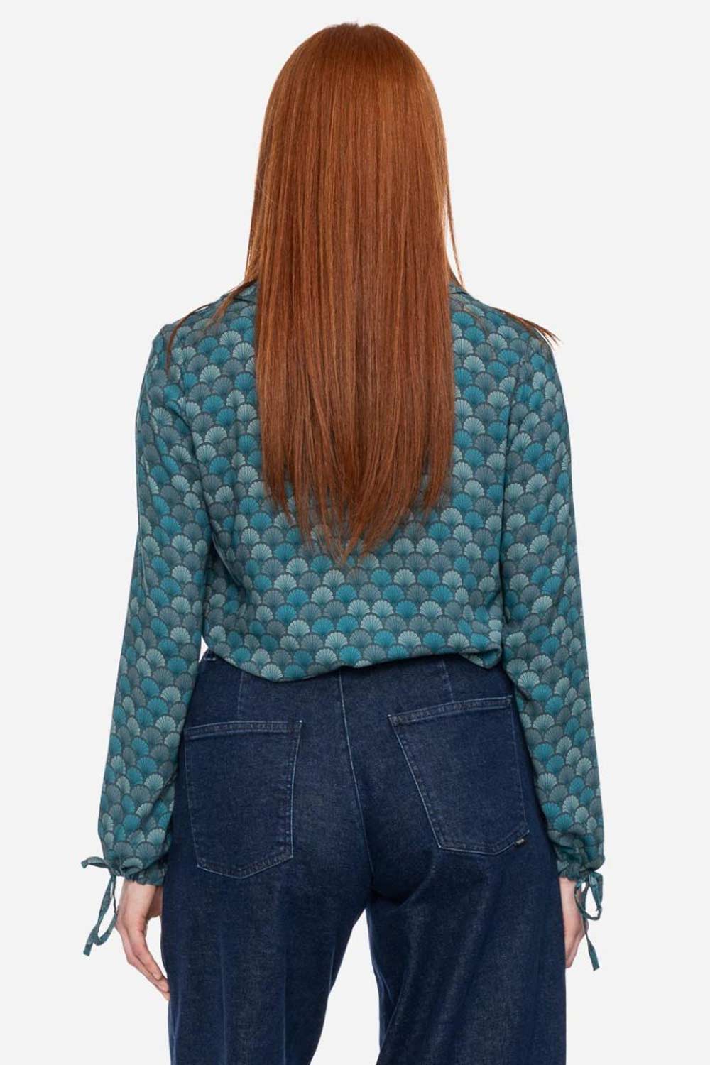 Ecovero blouse art deco - Afbeelding 2