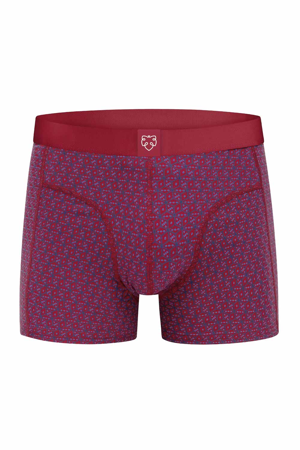Boxershort rood dobbelstenen