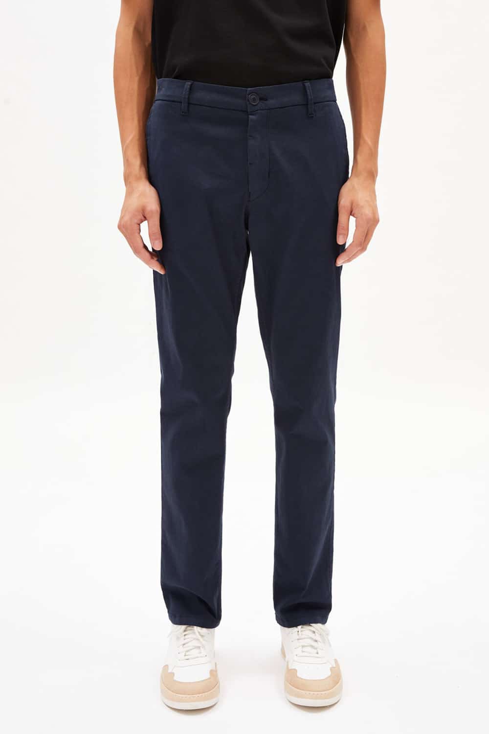 Chinobroek donkerblauw - Afbeelding 2