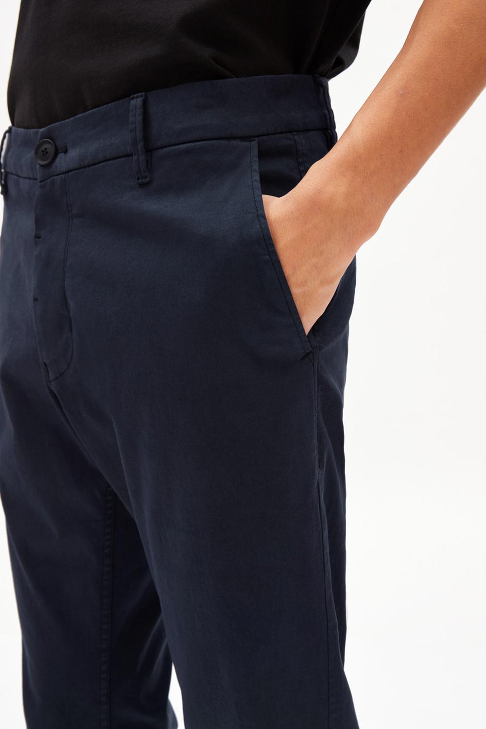 Chinobroek donkerblauw - Afbeelding 3