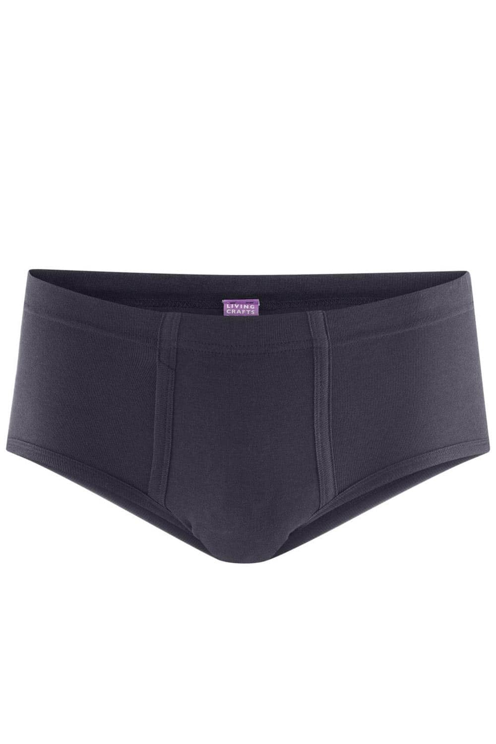 Slip met gulp 100% katoen blauwgrijs