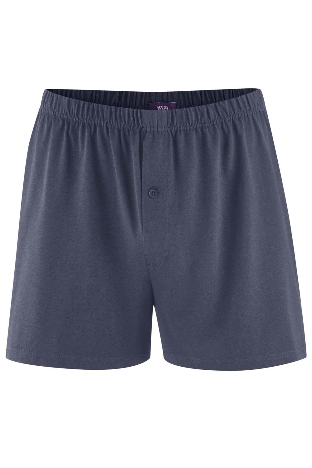 Boxershort los 100% katoen donkerblauw