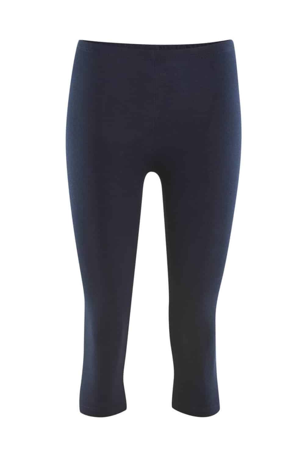 3/4 legging biokatoen Donkerblauw