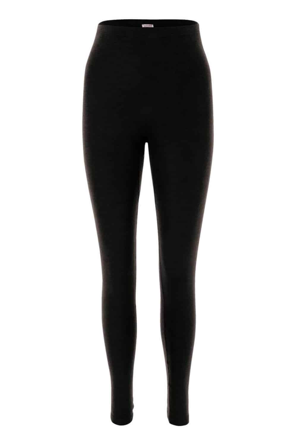 Legging wol-zijde zwart