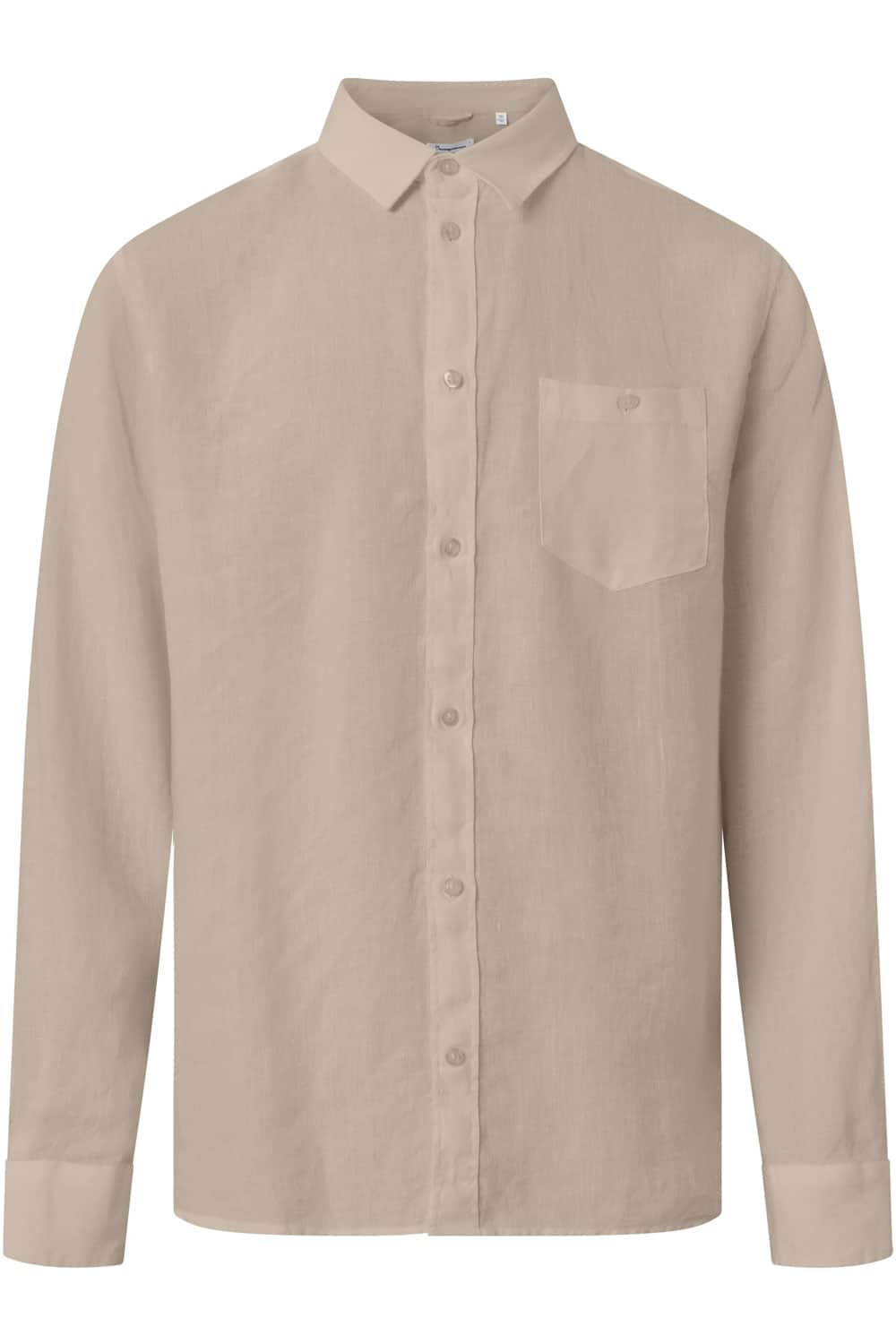 Linnen overhemd beige