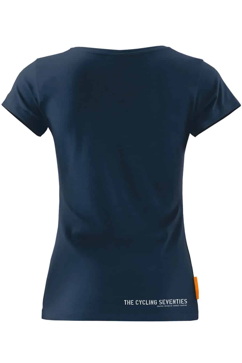 Dames t-shirt v-hals The Cycling Seventies - Afbeelding 3