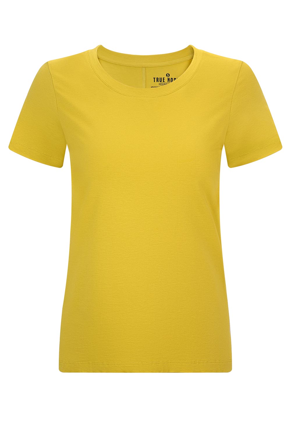 T-shirt biokatoen/modal lime - Afbeelding 3