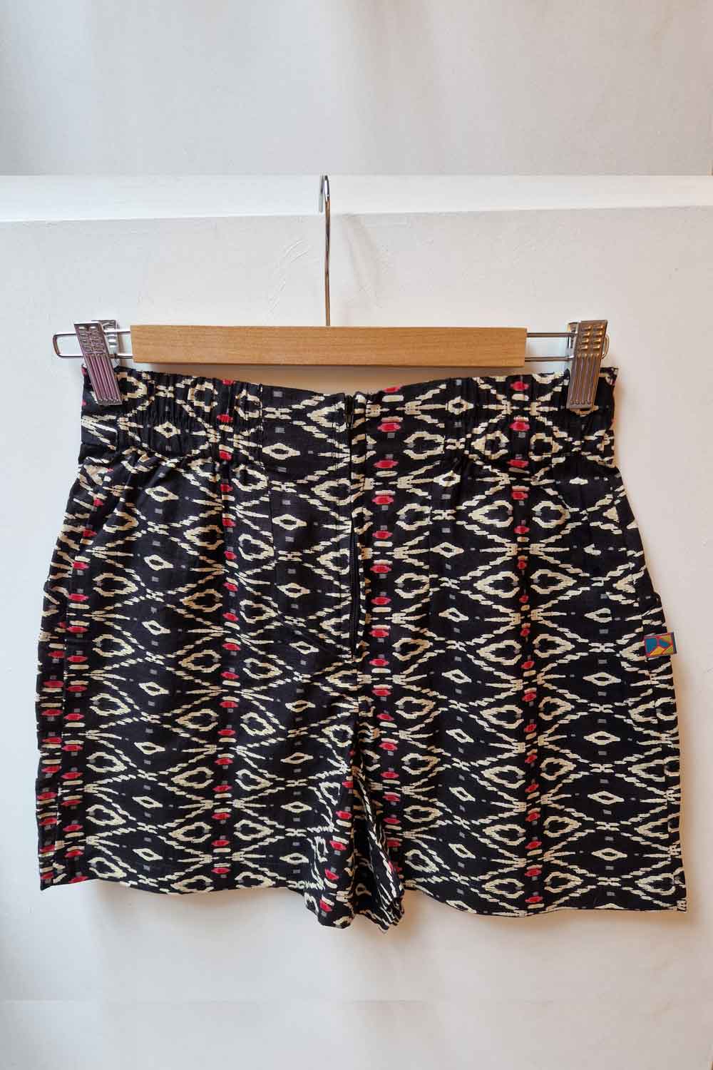 Korte broek biokatoen ikat - Afbeelding 2