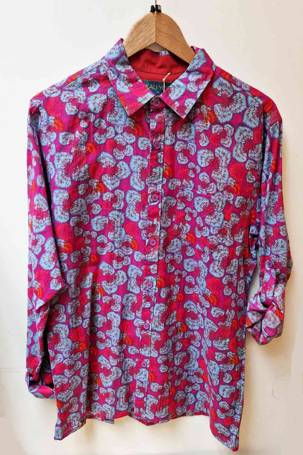 Overhemd lange mouw batik