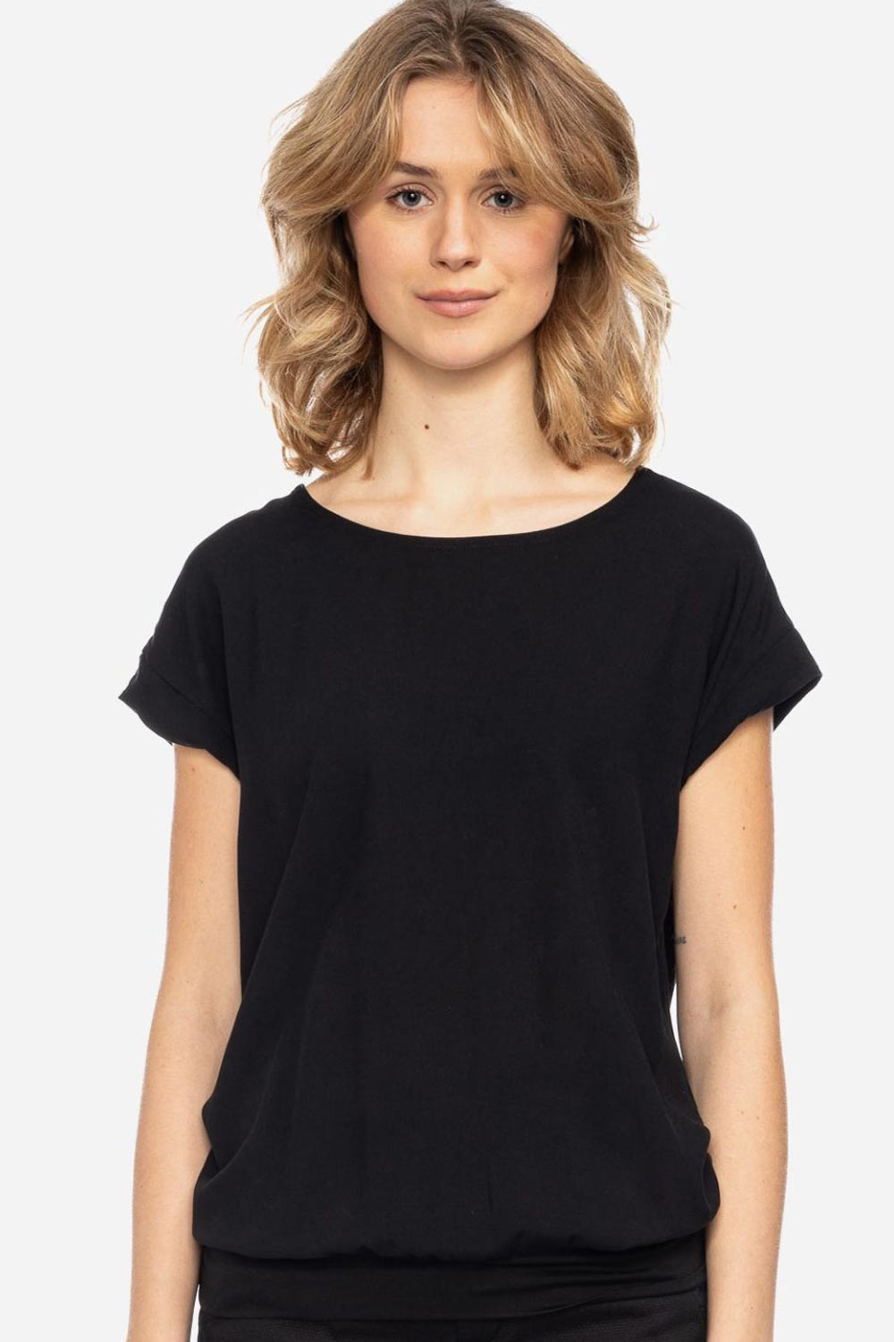 Ecovero top zwart