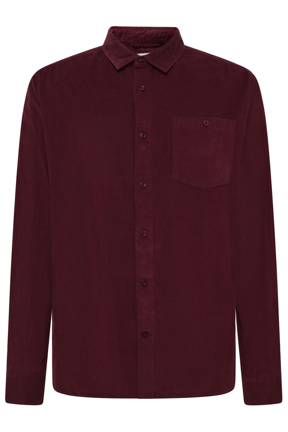 Bordeaux corduroy overhemd