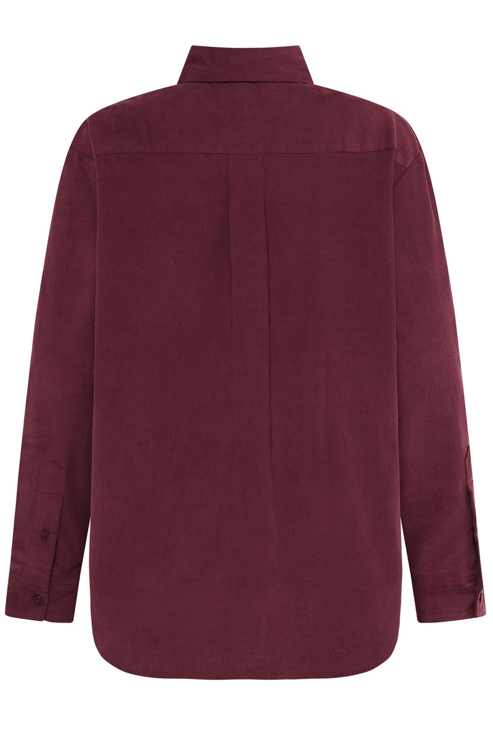 Flanellen blouse bordeaux - Afbeelding 2