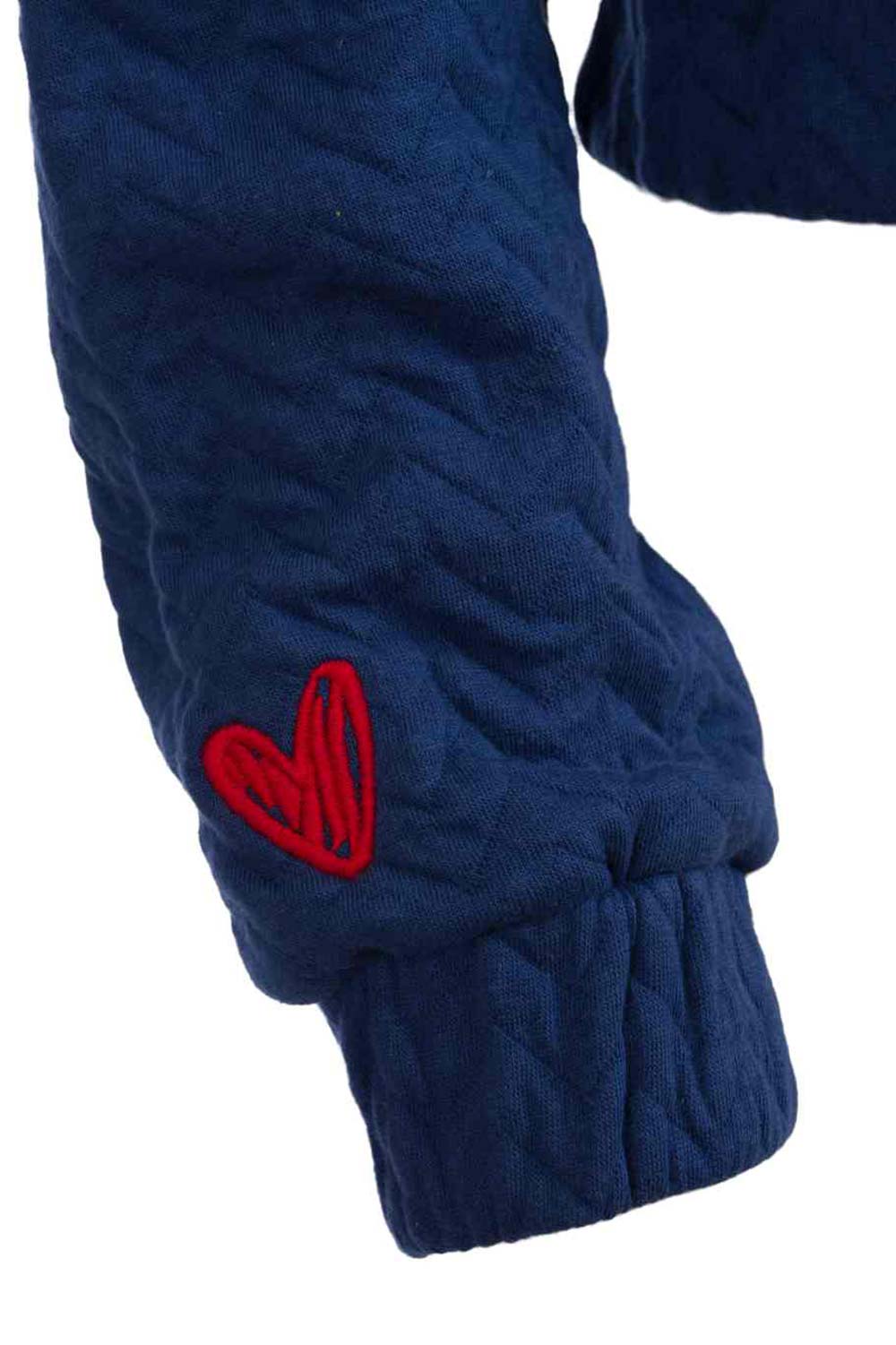 Gewatteerd jasje blauw - Afbeelding 2