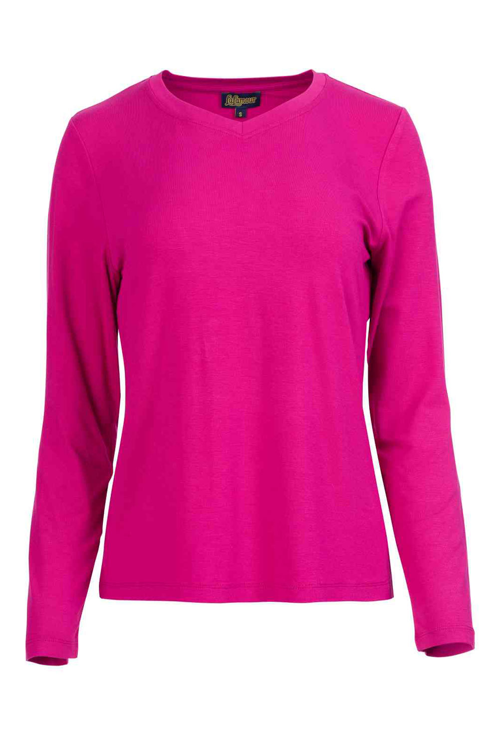 Roze top lange mouw ecovero