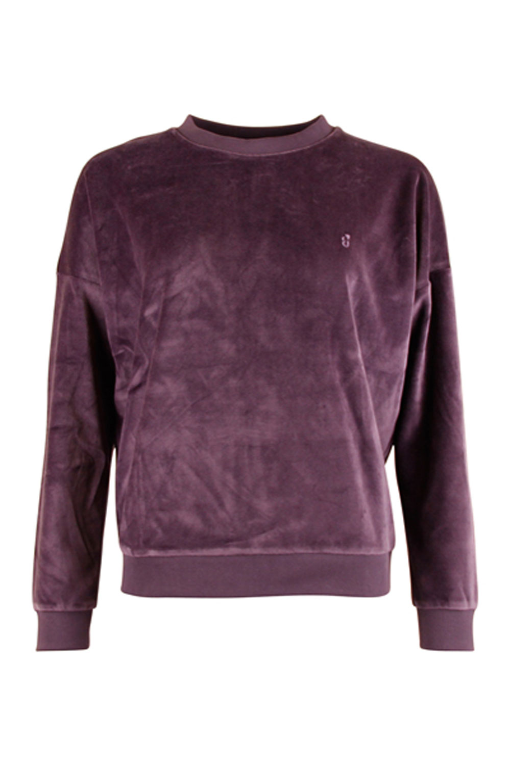 Sweater velours paars