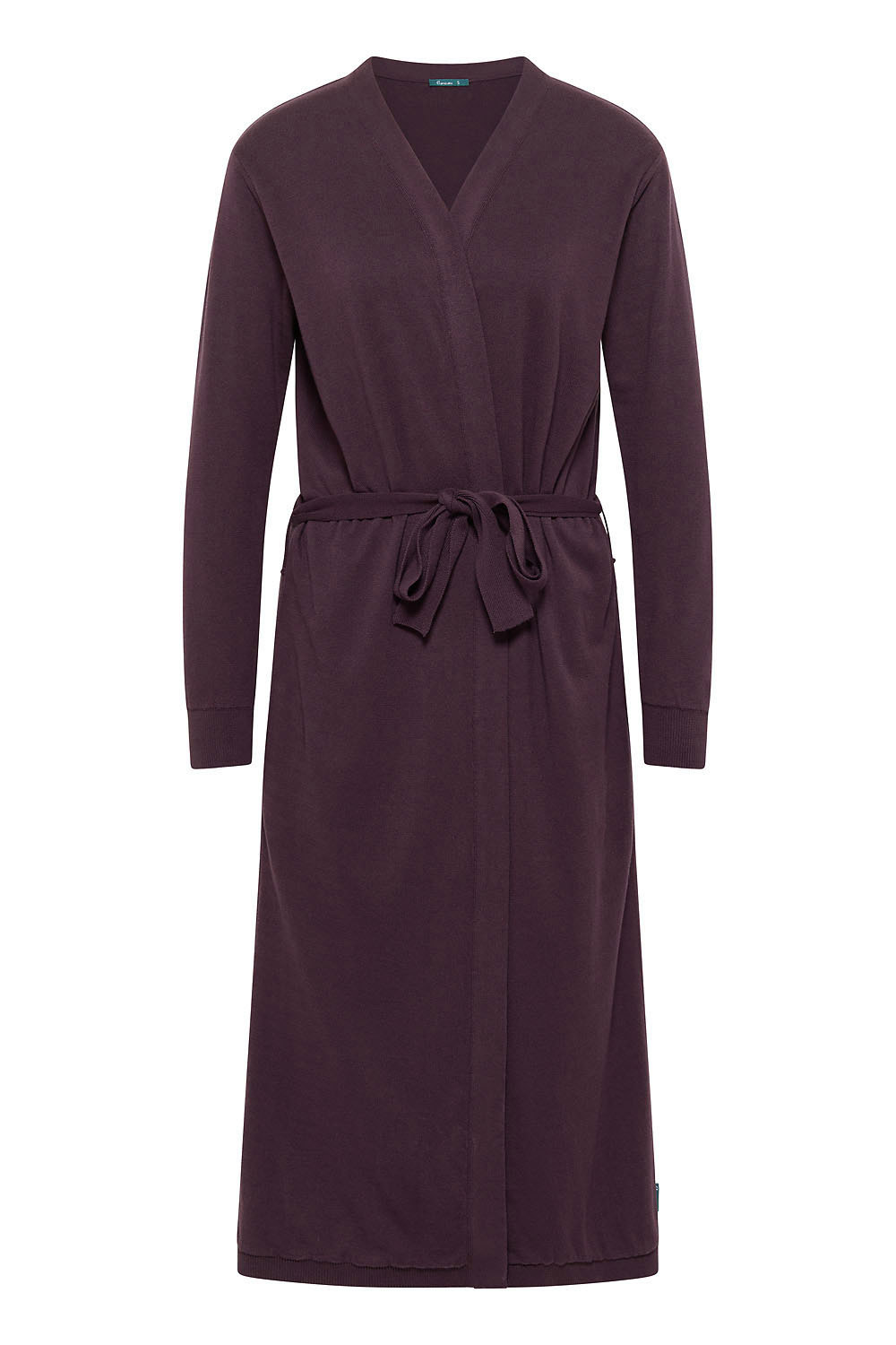 Lang vest aubergine