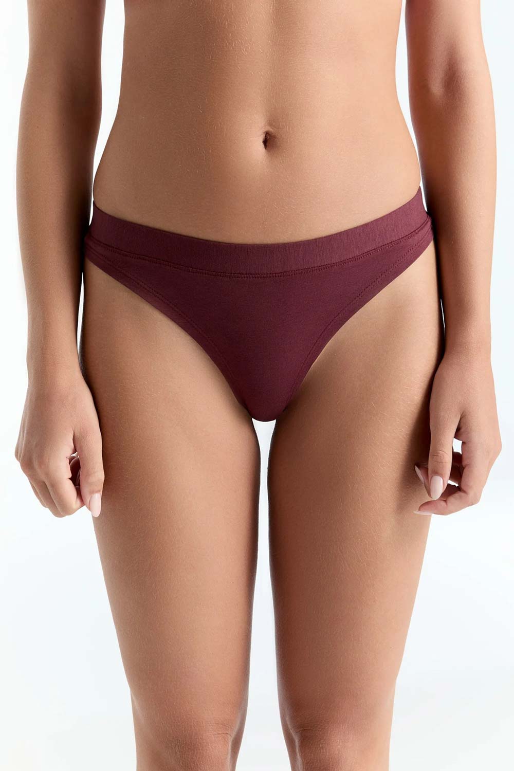 Hoge string bordeaux