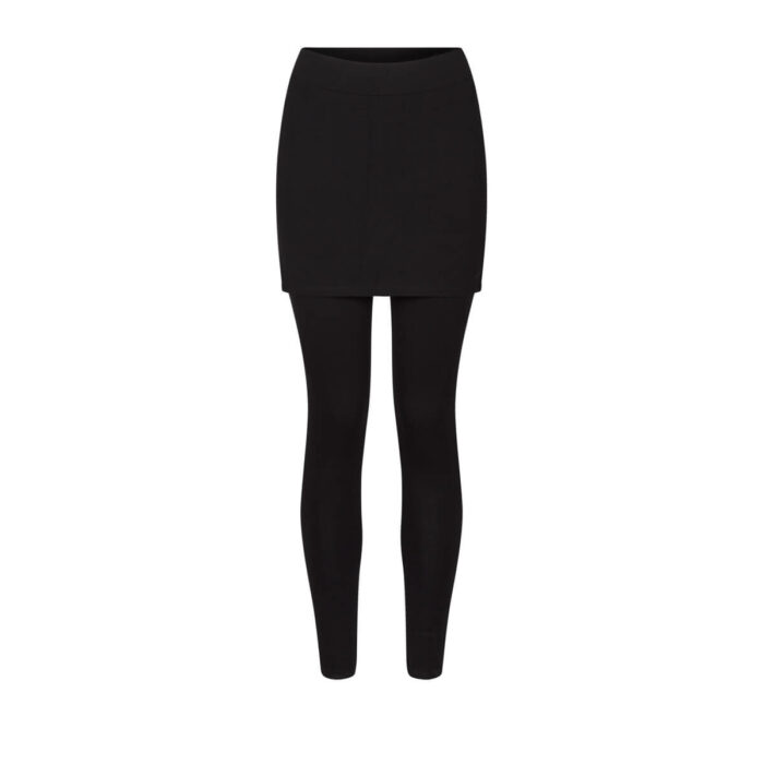 Legging met rokje zwart