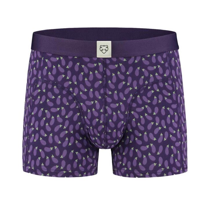 Boxershort aubergine zonder gulp