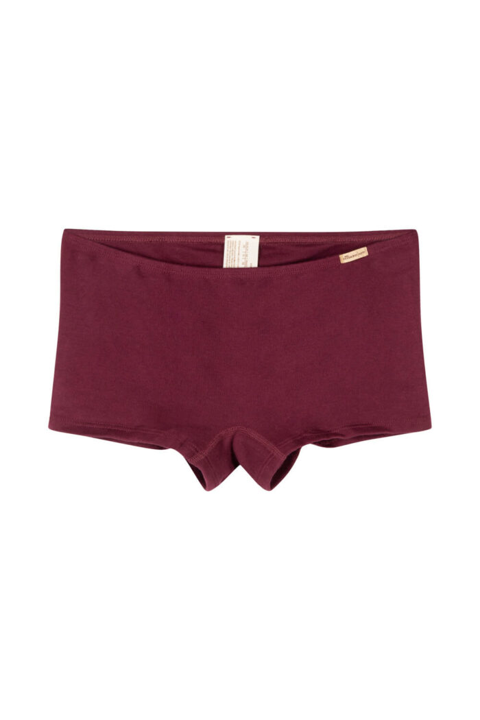 Hipster 100% biokatoen bordeaux