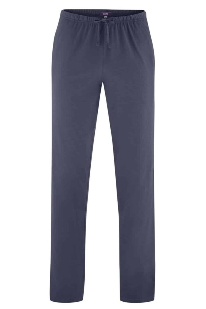 Broek dunne tricot unisex blauw