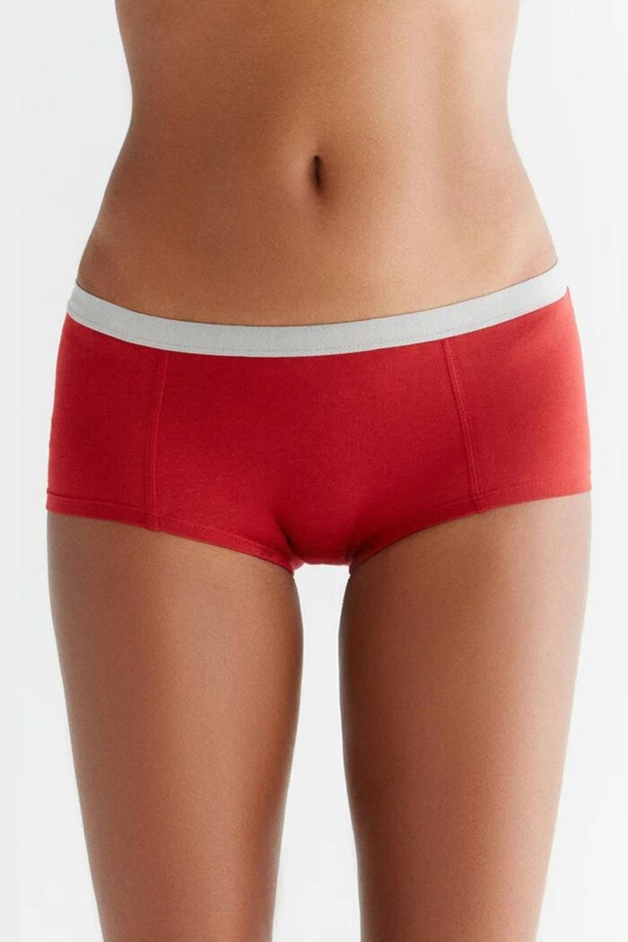 Dames boyshort rood