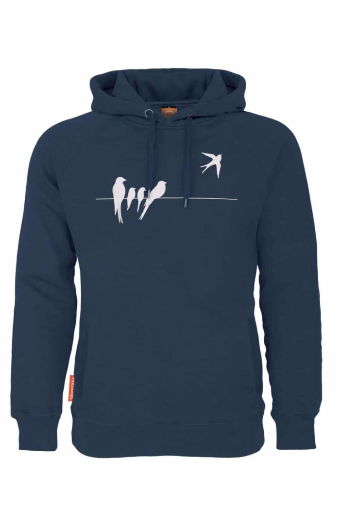 Hoody vogeltjes Wish you were here...