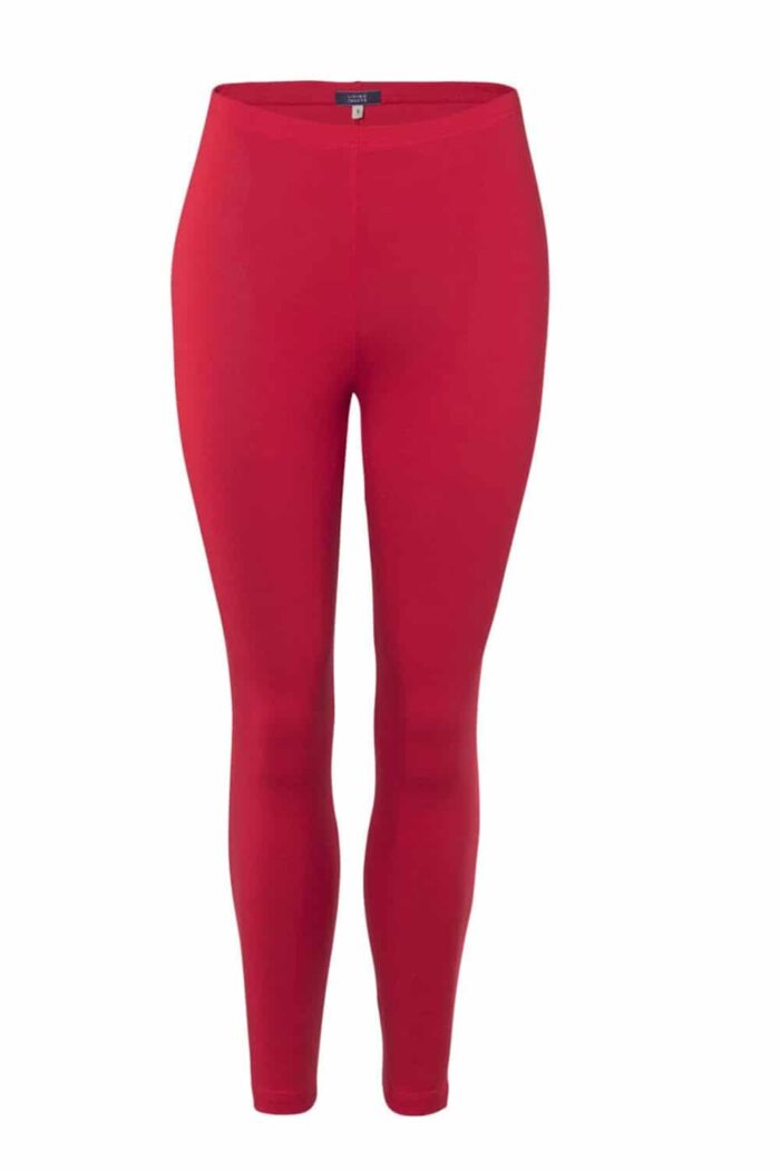 7/8 legging biokatoen rood