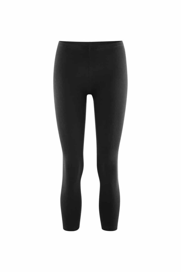 3/4 legging biokatoen Zwart