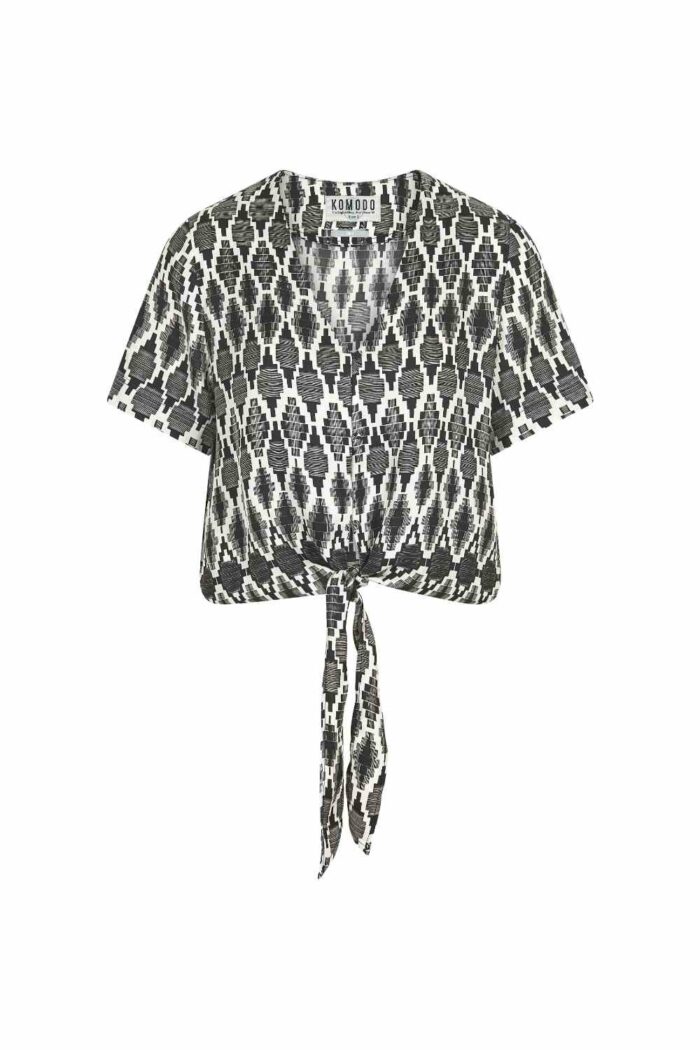 Knooptop ikat cupro