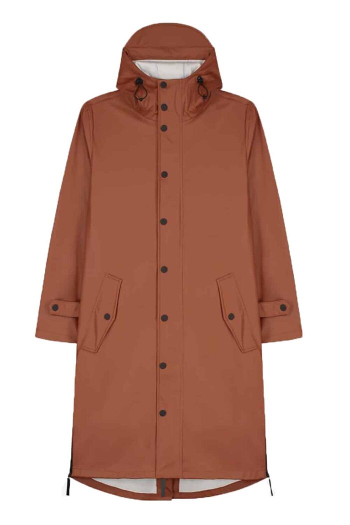 Unisex regenjas/poncho bruin